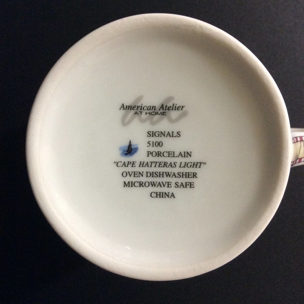 COFFEE Mug Cup and Plate Cape Hatteras Light - Picture 12 of 12